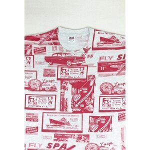 Vintage Advertisement Commercials T-Shirt XL Beer Yucky Lager Car Airplane